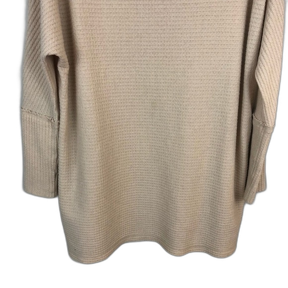 We The Free For Free People Beige Kitty Knit Thermal Size Medium - Picture 9 of 16